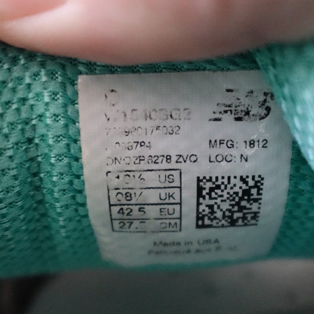 New Balance Shoes Womens 10.5 Grey 1540v2 Running Athletic Sneaker Flaws - Picture 10 of 11